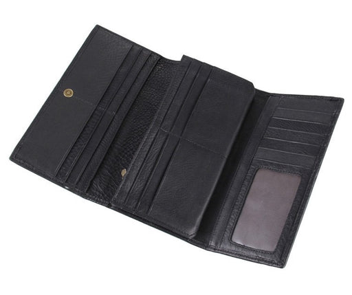 Genuine  Leather Long Wallet TC8058 | TOUCHANDCATCH NZ - Touch and Catch NZ