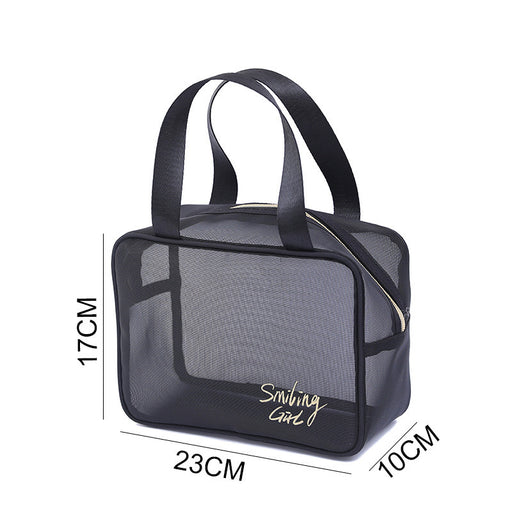 Toiletry Bag, Cosmetic Bag Black Color TC044 | TOUCHANDCATCH NZ - Touch and Catch NZ
