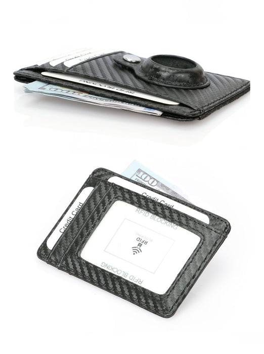Men's RFID Carbon Fiber Wallet With AirTag Holder | TOUCHANDCATCH NZ - Touch and Catch NZ