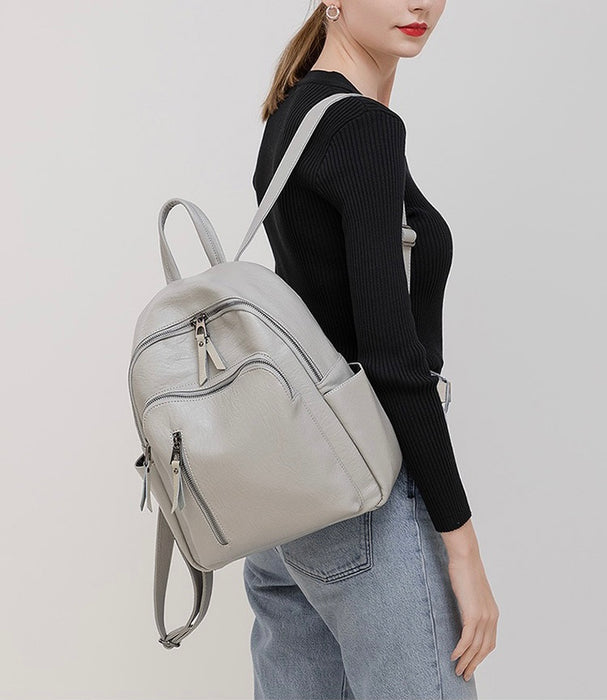 Women's Vegan Leather Backpack TC812 | TOUCHANDCATCH NZ - Touch and Catch NZ