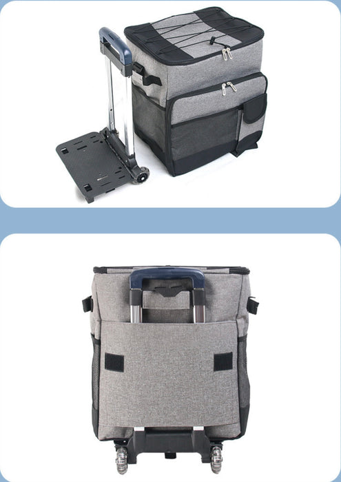 Insulated Lunch Bag, Thermal Bag 35 Litre With Trolley | TOUCHANDCATCH NZ - Touch and Catch NZ