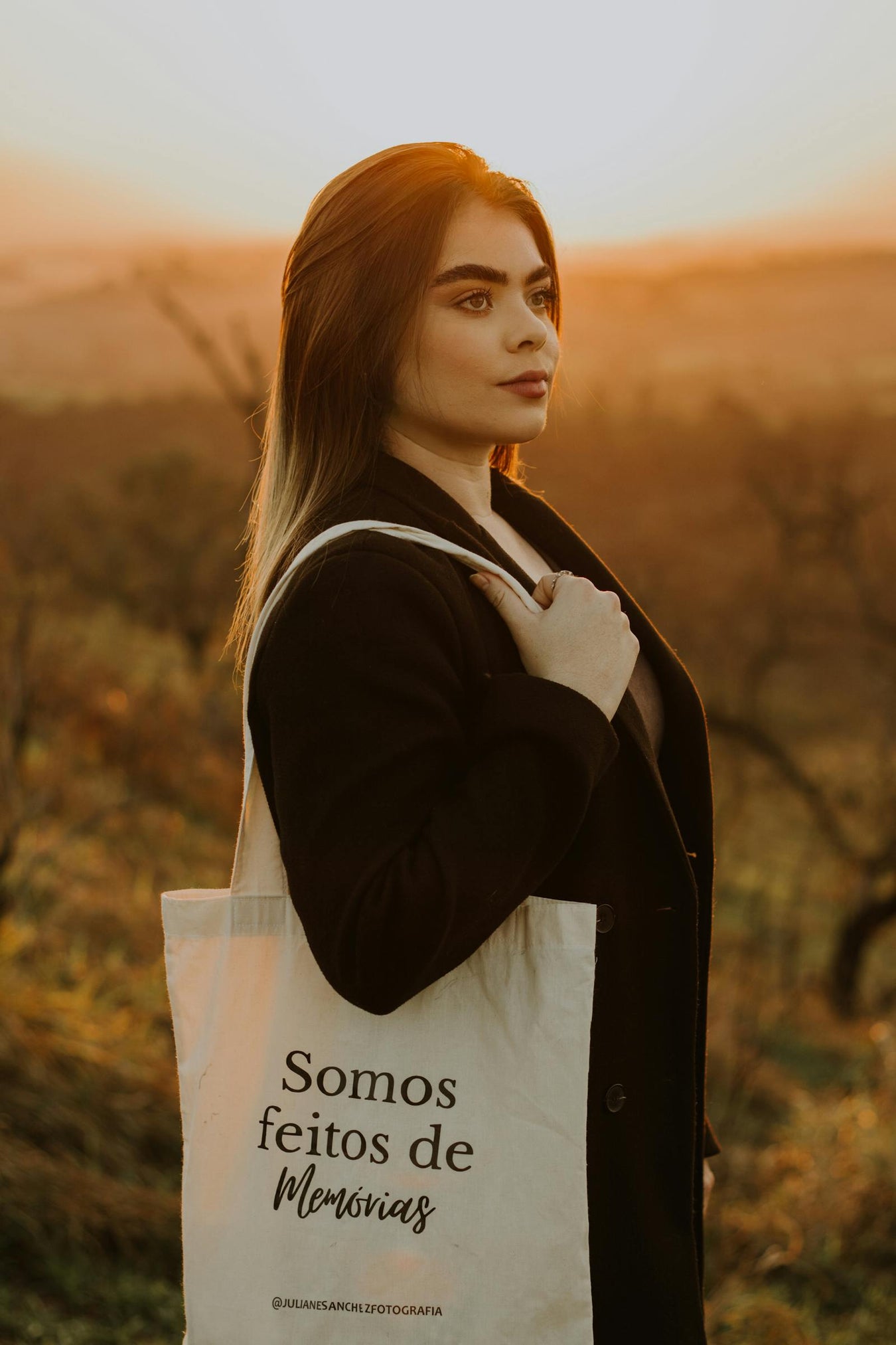Woman with stylish handbag lifestyle