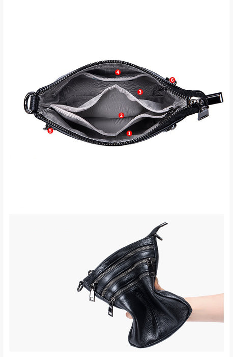 Women’s Genuine Leather Crossbody Bag TC6719 | TOUCHANDCATCH NZ - Touch and Catch NZ