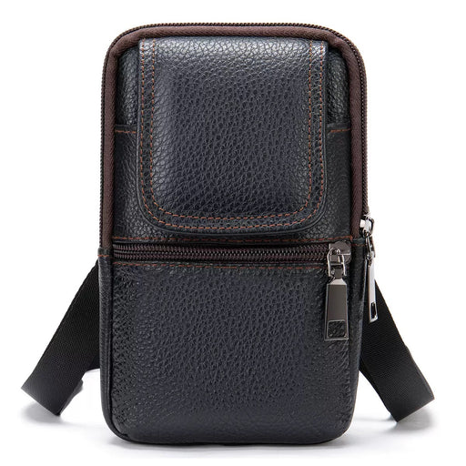 Men's Genuine Crossbody Bag, Waist Bag TC7488 | TOUCHANDCATCH NZ - Touch and Catch NZ