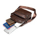 Men's Genuine Leather Crossbody Bag, Men’s Satchel TC608 | TOUCHANDCATCH NZ - Touch and Catch NZ