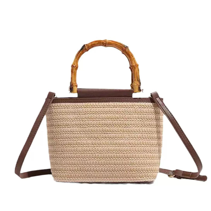 Women's Eco Grass-Woven Crossbody Bag TC1855 | TOUCHANDCATCH NZ - Touch and Catch NZ