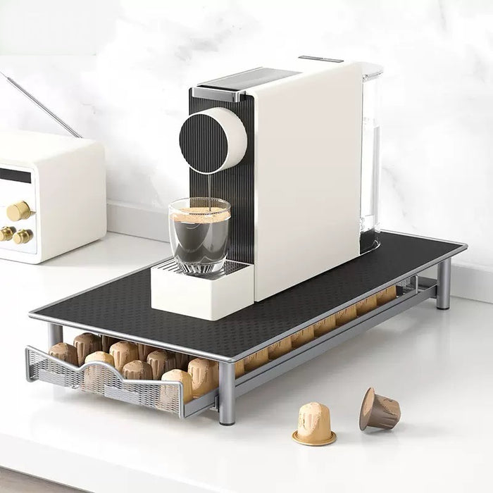 Stand For Nespresso With Capsules Drawer TCAN40 | TOUCHANDCATCH NZ - Touch and Catch NZ
