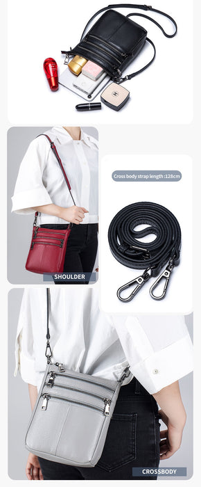 Women’s Genuine Leather Crossbody Bag TC6719 | TOUCHANDCATCH NZ - Touch and Catch NZ