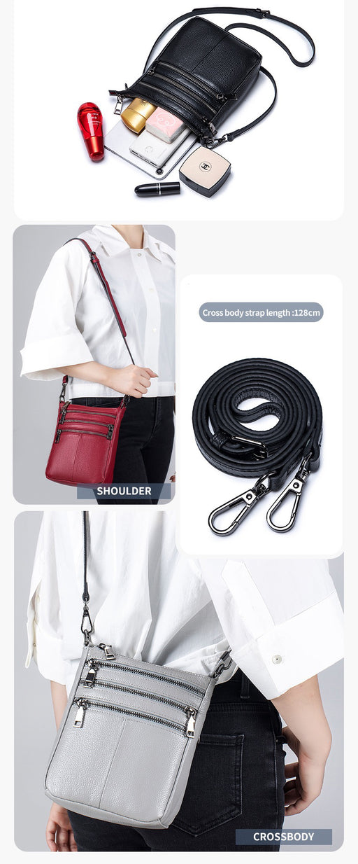 Women’s Genuine Leather Crossbody Bag TC6719 | TOUCHANDCATCH NZ - Touch and Catch NZ