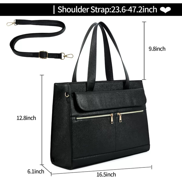 Women's Vegan Leather Crossbody Bag, Tote bag For 15.6" Laptop Bag, TC227| TOUCHANDCATCH NZ - Touch and Catch NZ