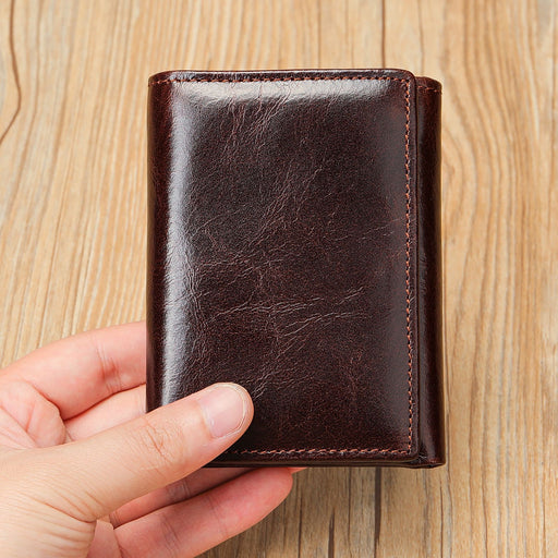 Genuine Leather Tri-fold RFID Wallet TC1134 | TOUCHANDCATCH NZ - Touch and Catch NZ