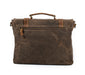 Waxed Canvas Men's Crossbody Bag, 15.6" Laptop Bag TC4606 | TOUCHANDCATCH NZ - Touch and Catch NZ