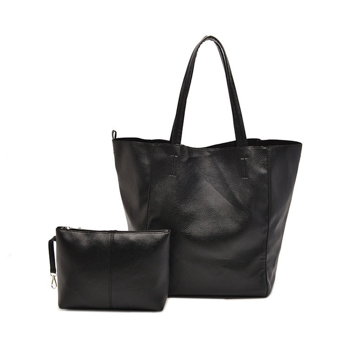 Women's Vegan Leather Tote Bag TC336 | TOUCHANDCATCH NZ