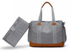 Nappy Bag, Nappy Tote Bag Grey Colour 111-4
