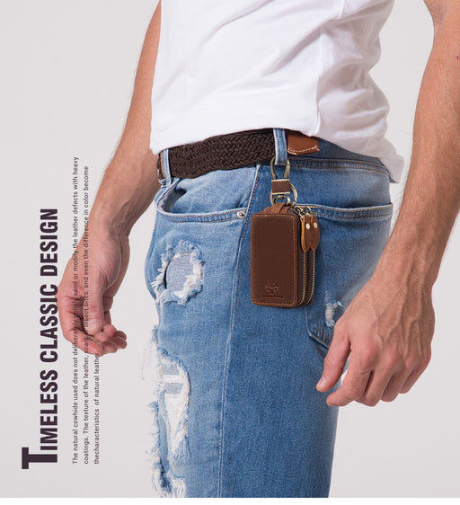 Genuine Leather Key Case TCL306 | TOUCHANDCATCH NZ - Touch and Catch NZ