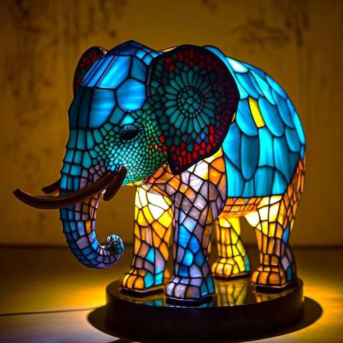 Stained Elephant Lamp
 | TOUCHANDCATCH NZ