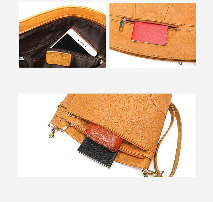 Women's Genuine Leather Handbag, Crossbody Bag TC1809 | TOUCHANDCATCH NZ