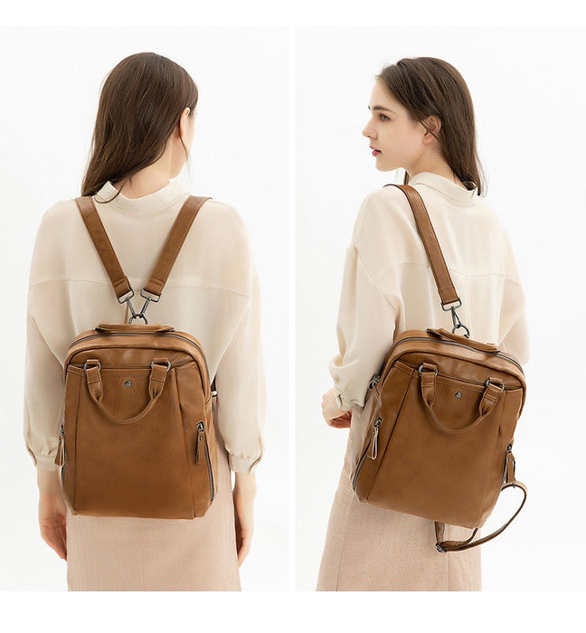 Women's Vegan Leather Backpack TC7098 | TOUCHANDCATCH NZ