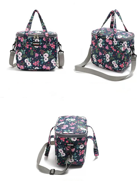 Insulated Lunch Bag Floral 7 Liter TC3935| TOUCHANDCATCH NZ - Touch and Catch NZ