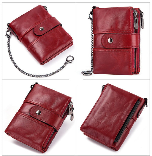 Genuine Leather RFID Bi-Fold Wallet TC804 | TOUCHANDCATCH NZ - Touch and Catch NZ