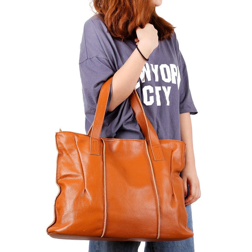 Women's Genuine Leather Tote Bag  TC9316 | TOUCHANDCATCH NZ - Touch and Catch NZ