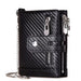 Men's RFID Carbon Fiber Wallet With Anti-Theft Metal Chain TC328| TOUCHANDCATCH NZ - Touch and Catch NZ