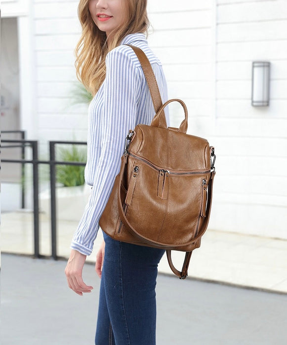 Vegan Leather Crossbody Bag, Backpack TCA001 | TOUCHANDCATCH NZ - Touch and Catch NZ