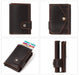 Genuine Leather Tri-Fold RFID Wallet, Pop-up Card Holder TC306 | TOUCHANDCATCH NZ - Touch and Catch NZ