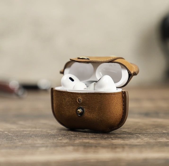 Genuine Leather AirPods Pro2 Case | TOUCHANDCATCH NZ