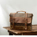 Waxed Canvas Men's Crossbody Bag, 15.6" Laptop Bag TC4606 | TOUCHANDCATCH NZ - Touch and Catch NZ