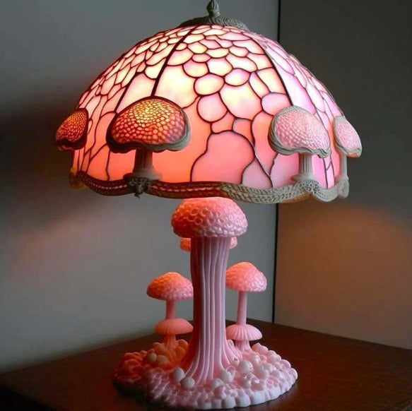 Stained Plant Pink Lamp
 | TOUCHANDCATCH NZ