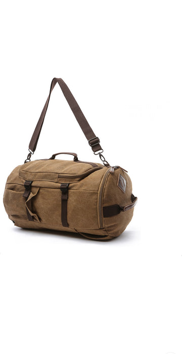 Canvas Travel Backpack, Crossbody Bag, Gym Bag TC6051 | TOUCHANDCATCH NZ