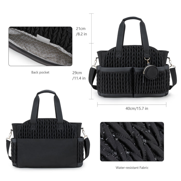 Nappy Bag, Nappy Tote Bag Grey Colour TC8115 | TOUCHANDCATCH NZ - Touch and Catch NZ