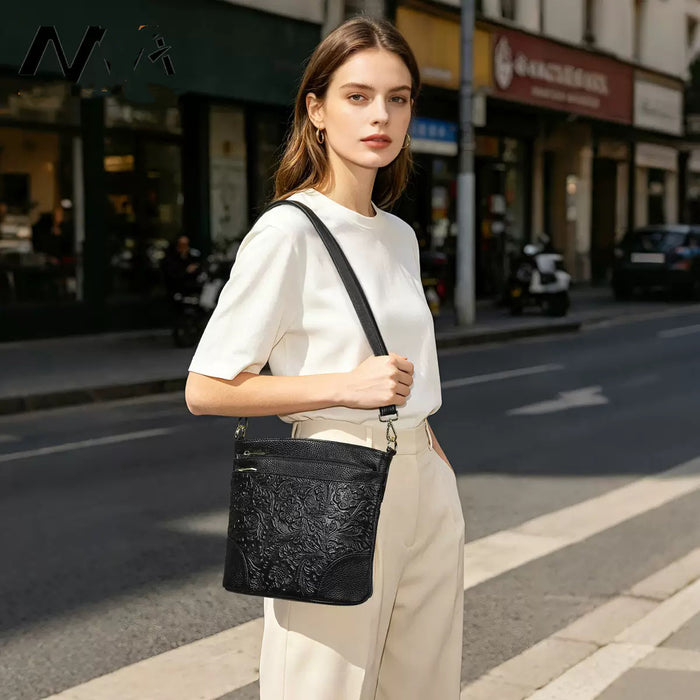 Women's Genuine Leather Handbag, Crossbody Bag TC1809 | TOUCHANDCATCH NZ