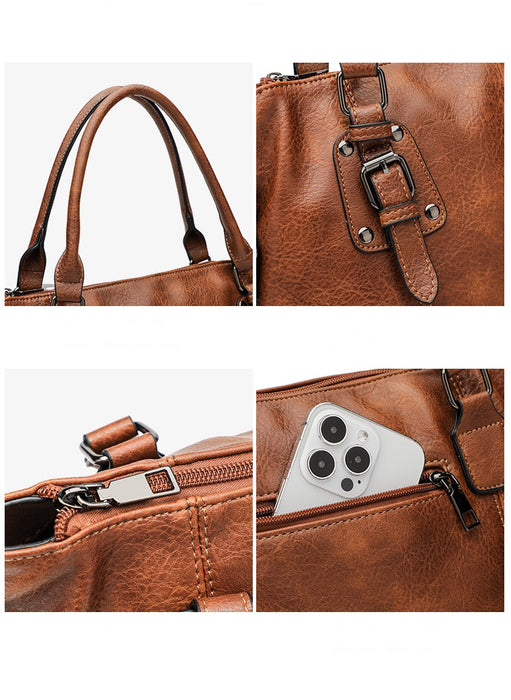 Women's Vegan Leather Tote Bag, Crossbody Bag, Shoulder Bag TC878 | TOUCHANDCATCH NZ - Touch and Catch NZ