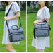 2-Compartment Insulated Lunch Bag, Thermal Bag, Picnic Bag TC1054 | TOUCHANDCATCH NZ - Touch and Catch NZ