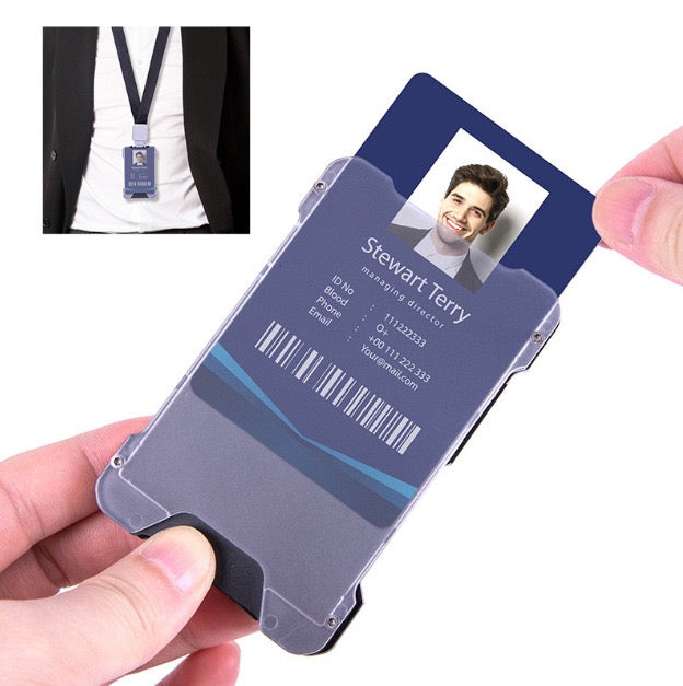 RFID Wallet For Men, Aluminum Card Holder TCKBGZZ | TOUCHANDCATCH NZ - Touch and Catch NZ