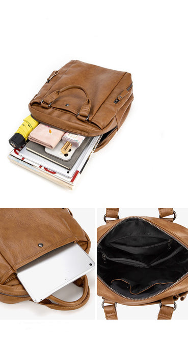 Women's Vegan Leather Backpack TC7098 | TOUCHANDCATCH NZ