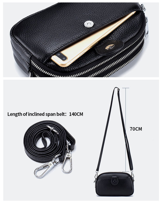 Women's Genuine Leather Crossbody Bag, Handbag TC9995 | TOUCHANDCATCH NZ