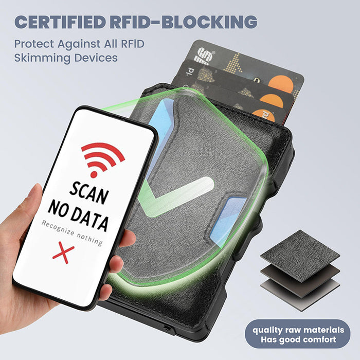 Carbon Fiber RFID Pop-up Card Case TCHT065 | TOUCHANDCATCH NZ - Touch and Catch NZ