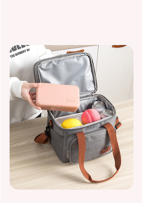 Insulated Extendable 2-Compartment Lunch Bag, Cooler Bag, Picnic Bag TC1085| TOUCHANDCATCH NZ