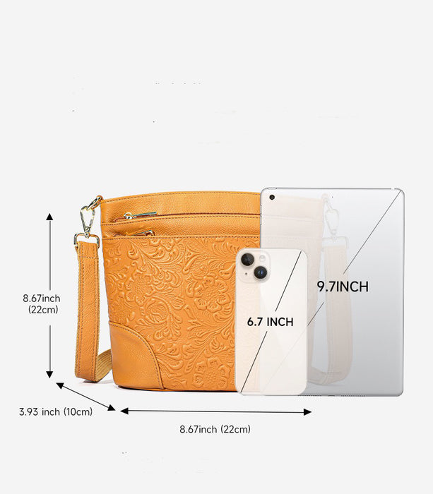 Women's Genuine Leather Handbag, Crossbody Bag TC1809 | TOUCHANDCATCH NZ