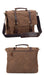 Waxed Canvas Men's Crossbody Bag, 15.6" Laptop Bag TC5147 | TOUCHANDCATCH NZ - Touch and Catch NZ