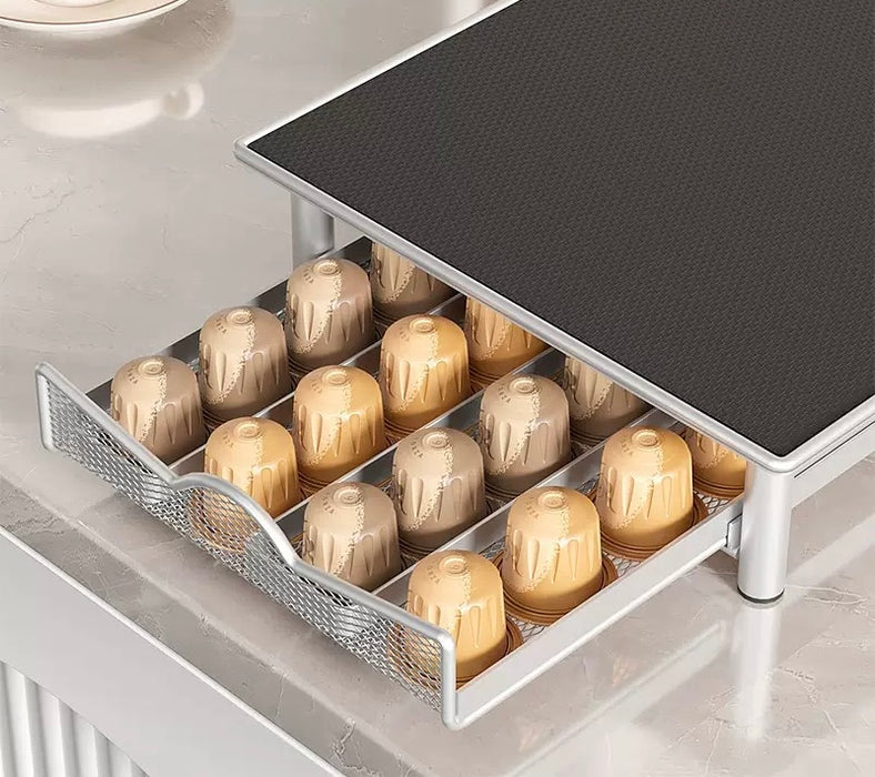 Stand For Nespresso With Capsules Drawer TCAN40 | TOUCHANDCATCH NZ - Touch and Catch NZ