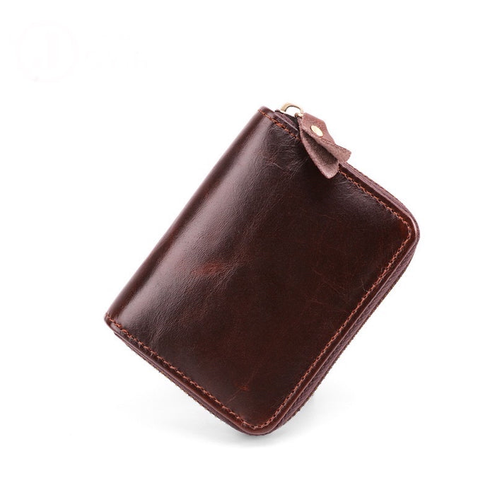Genuine Leather RFID Zip-Around Wallet TC040 | TOUCHANDCATCH NZ - Touch and Catch NZ