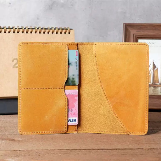 Genuine Leather Passport Wallet BLACK TC334 | TOUCHANDCATCH NZ - Touch and Catch NZ