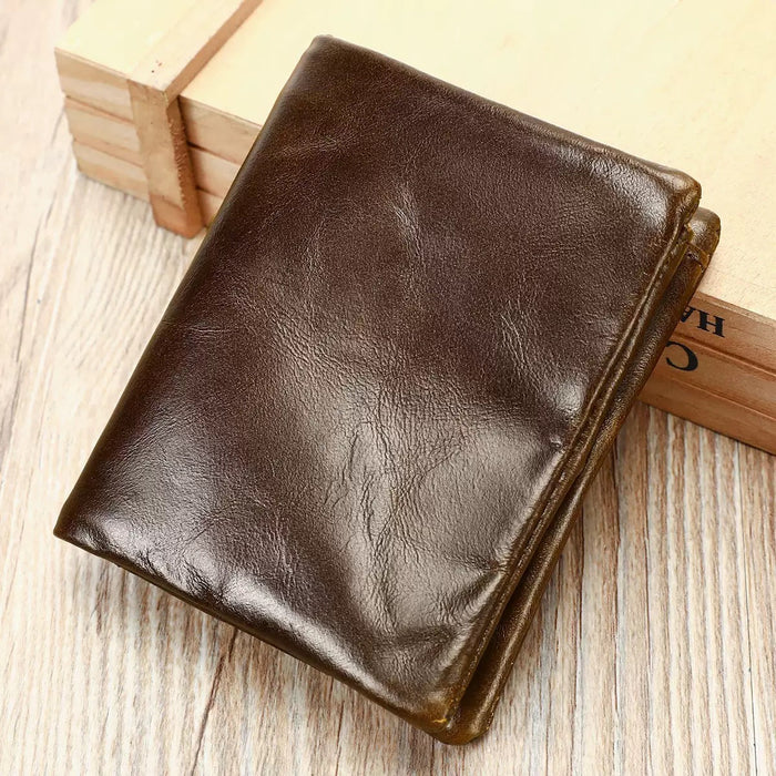 Genuine Leather RFID Bi-Fold Wallet TC926 | TOUCHANDCATCH NZ - Touch and Catch NZ