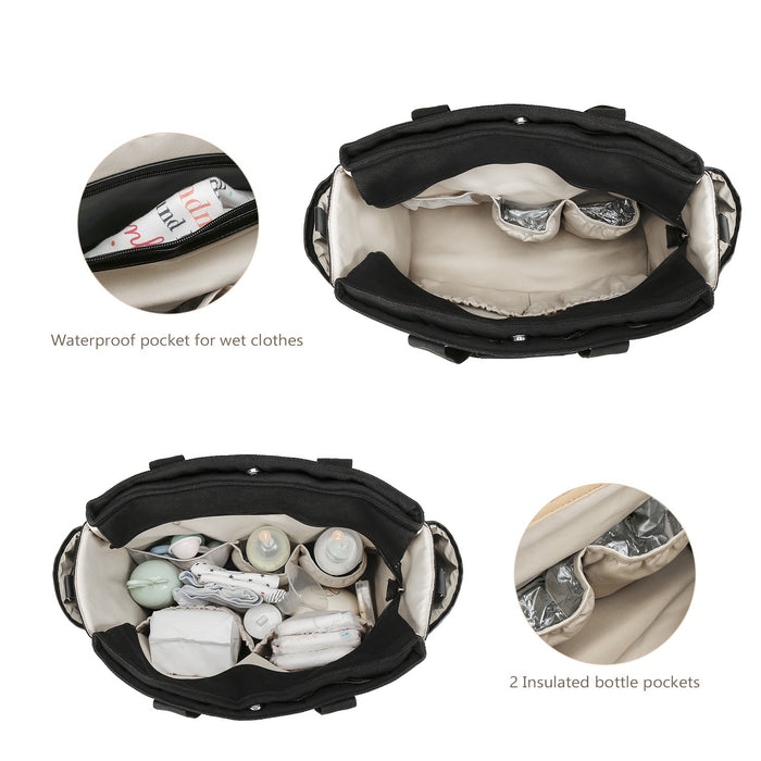 Vegan Leather Nappy Bag, Nappy Backpack TC093| TOUCHANDCATCH NZ - Touch and Catch NZ