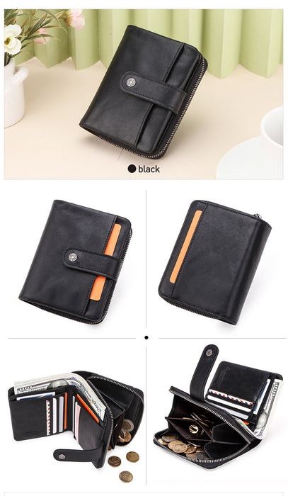 Men's Genuine Leather Bi-Fold Wallet TC2181M | TOUCHANDCATCH NZ - Touch and Catch NZ