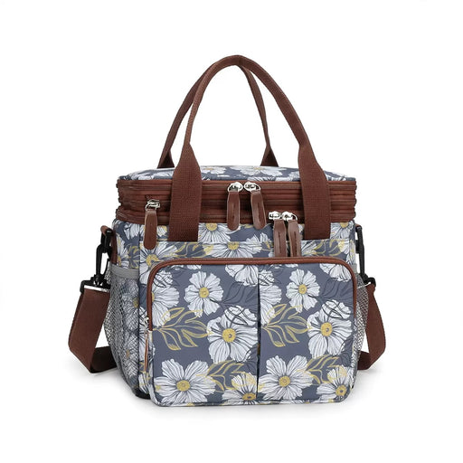 Extendable 2-Compartment Insulated Lunch Bag, Lunch Bag, Picnic Bag TC124| TOUCHANDCATCH NZ - Touch and Catch NZ